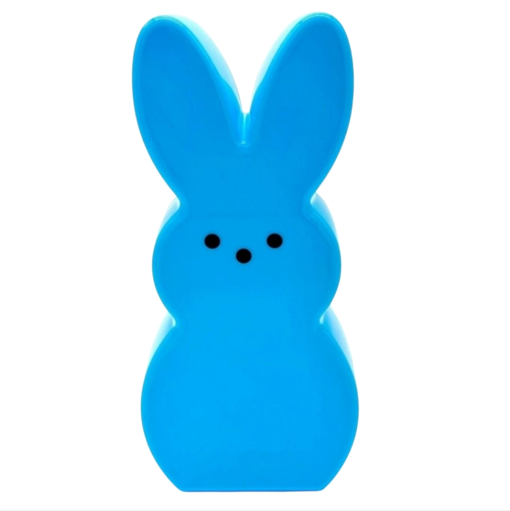 Peeps Blue 10" LED Light Up Easter Bunny Decorative Night Light
